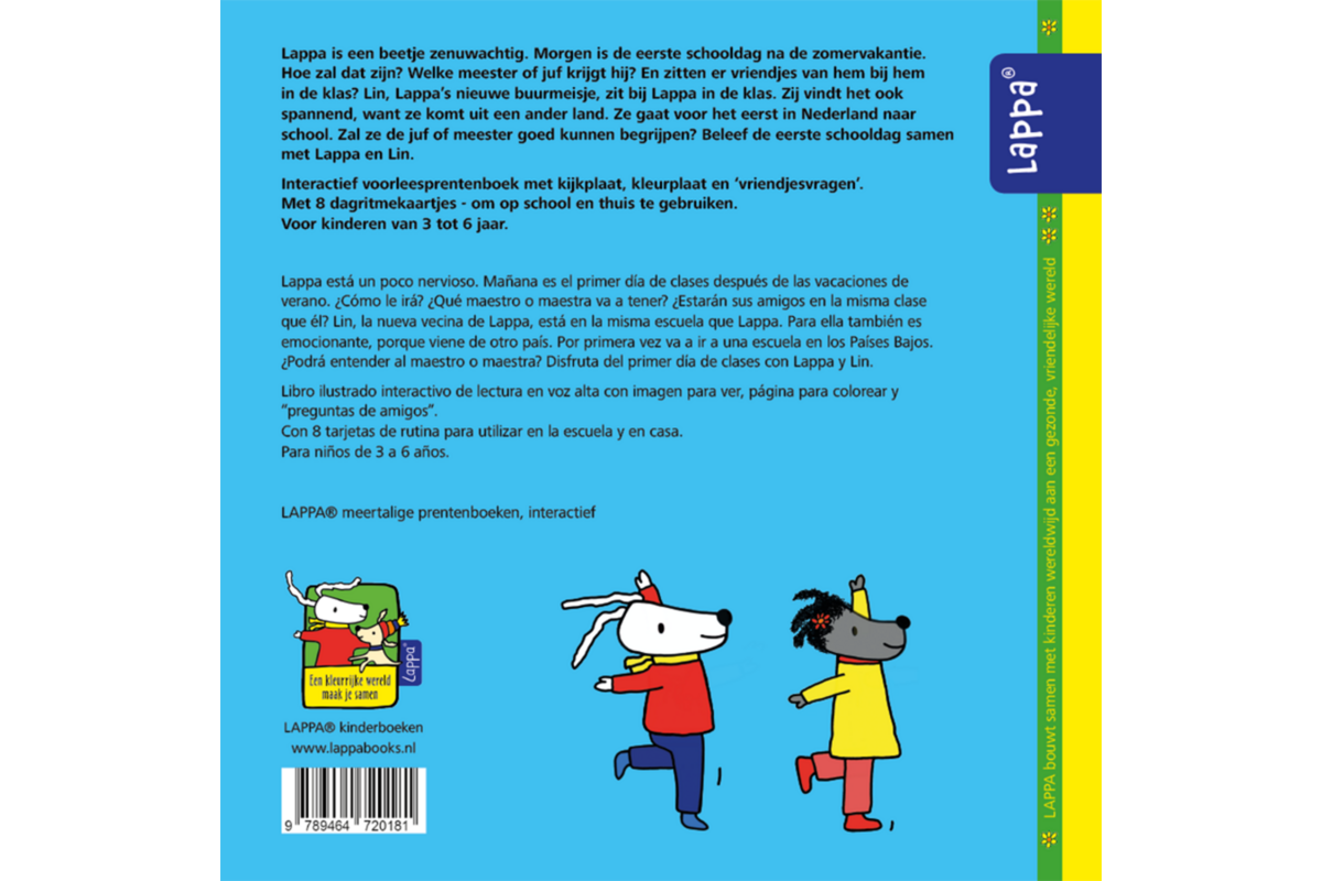 Lappa Kids - Lappa gaat naar school (Nederlands - Spaans)