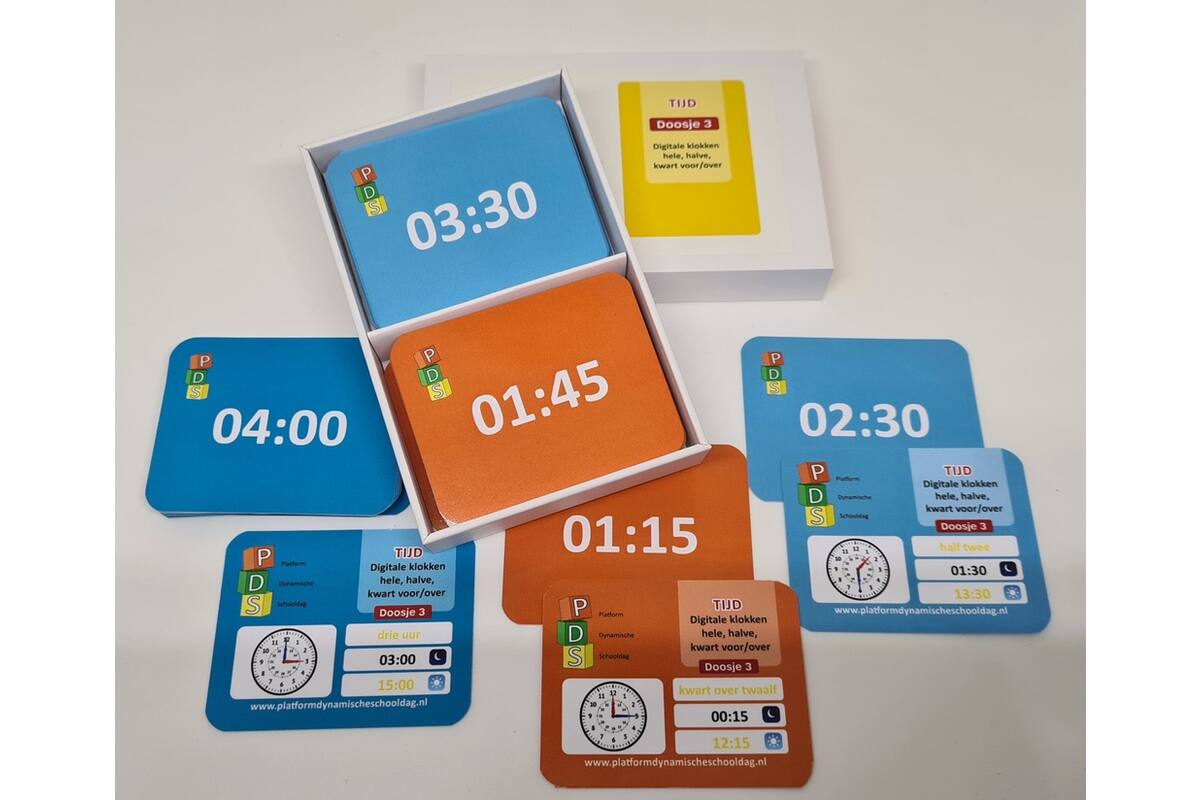 Dynamische schooldag Bewegend leren Box 6 Tijd