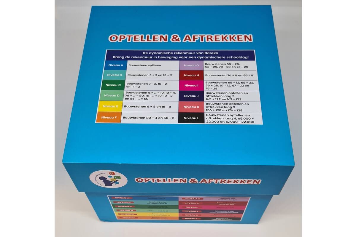 Dynamische schooldag Bewegend leren Box 2 Optellen en aftrekken