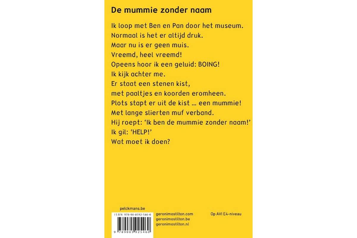 De mummie zonder naam - Geronimo Stilton