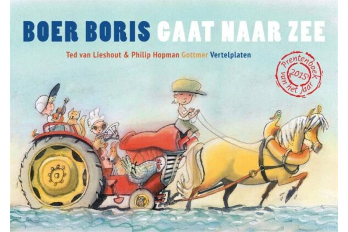 Boer Boris gaat naar zee Kamishibai vertelplaten