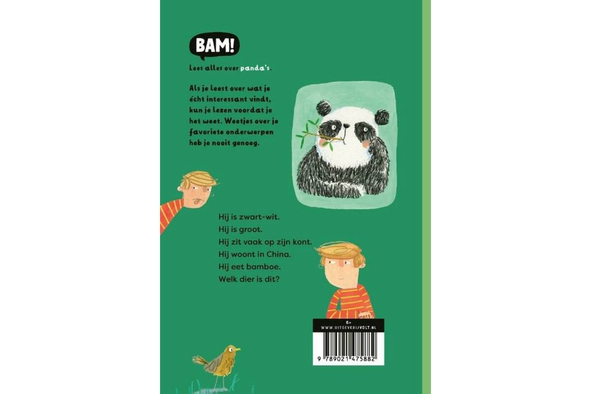 Bam! Ik lees: Een boek over panda’s (maar niet alleen) - Joukje Akveld