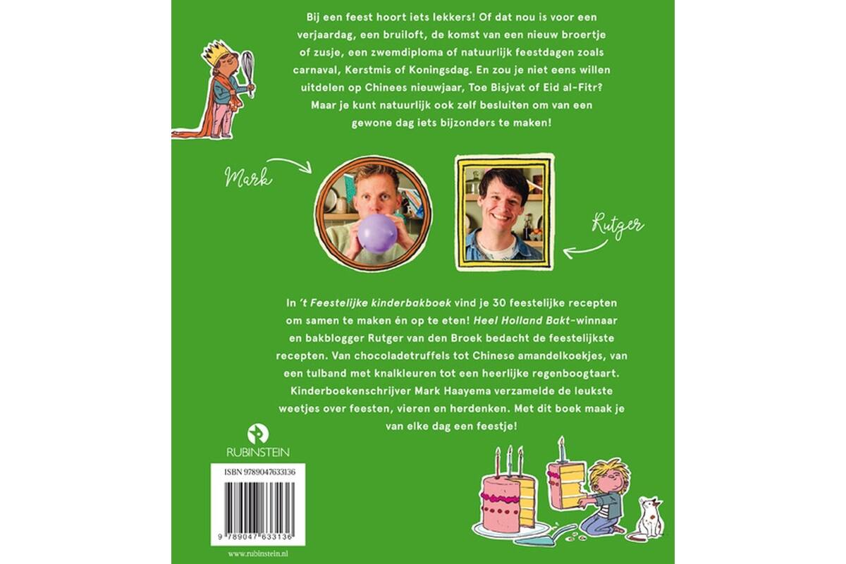 t Feestelijke kinderbakboek - Rutger van den Broek
