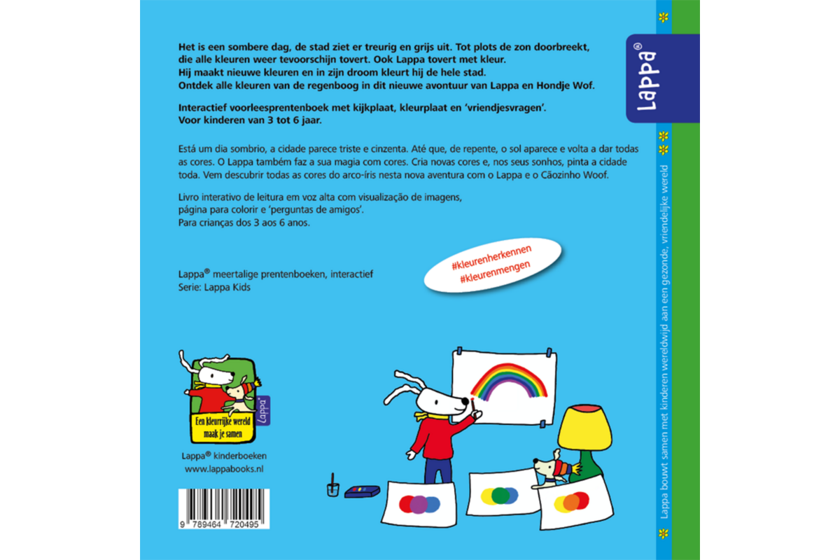 Lappa Kids - Lappa kleurt de stad (Nederlands - Portugees)