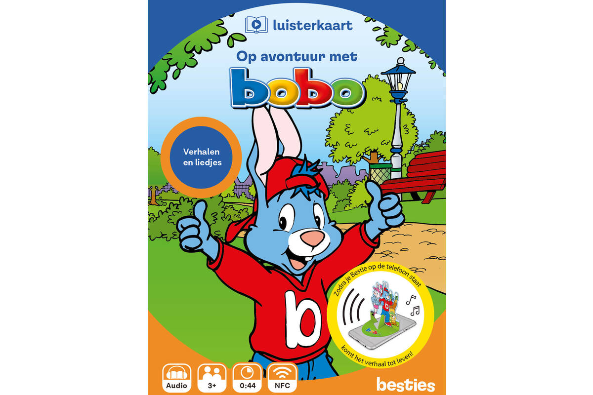 Besties luisterkaart - Op avontuur met Bobo