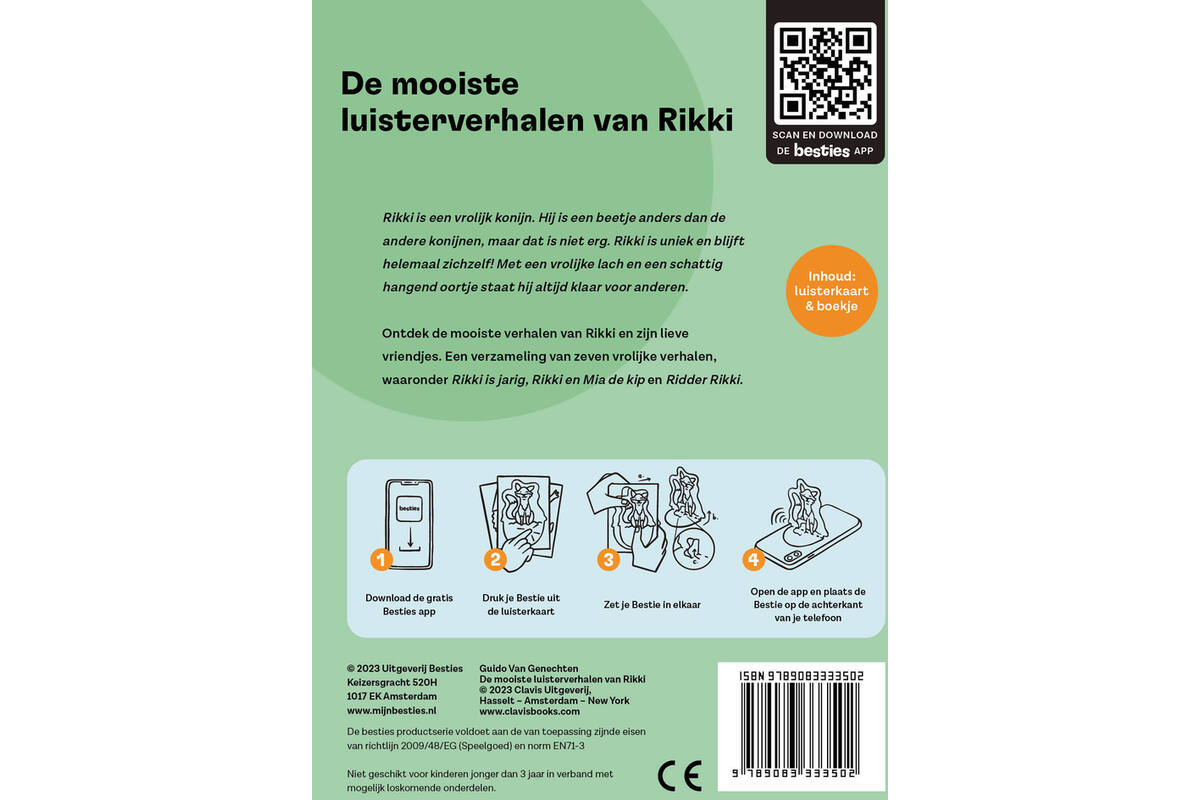 Besties luisterkaart - De mooiste luisterverhalen van Rikki