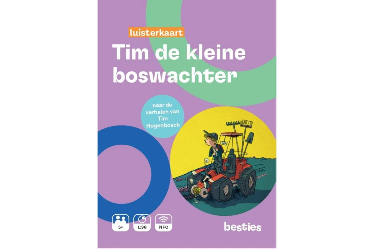 Besties luisterkaart - Tim de kleine boswachter