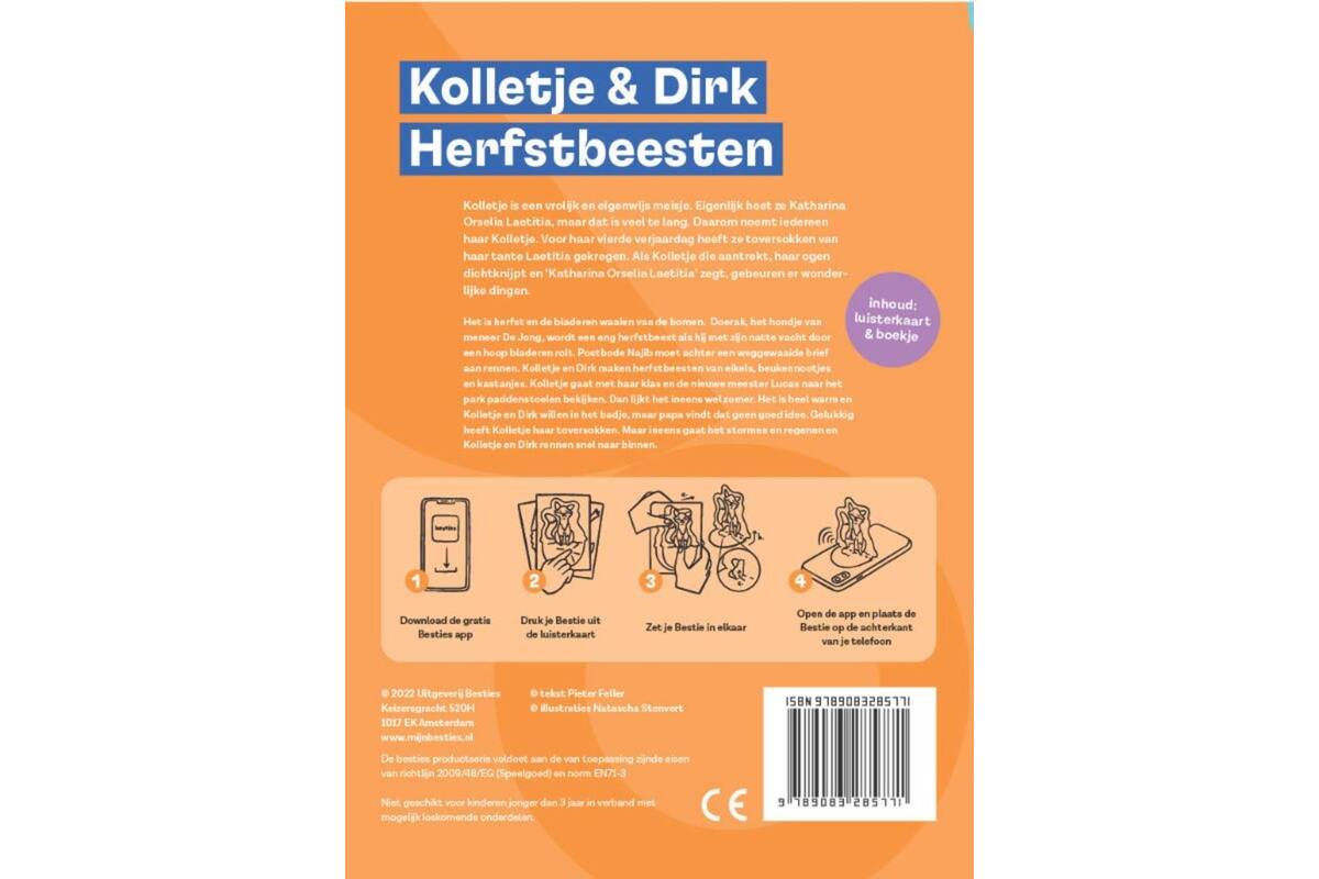 Besties luisterkaart - Kolletje & Dirk - Herfstbeesten