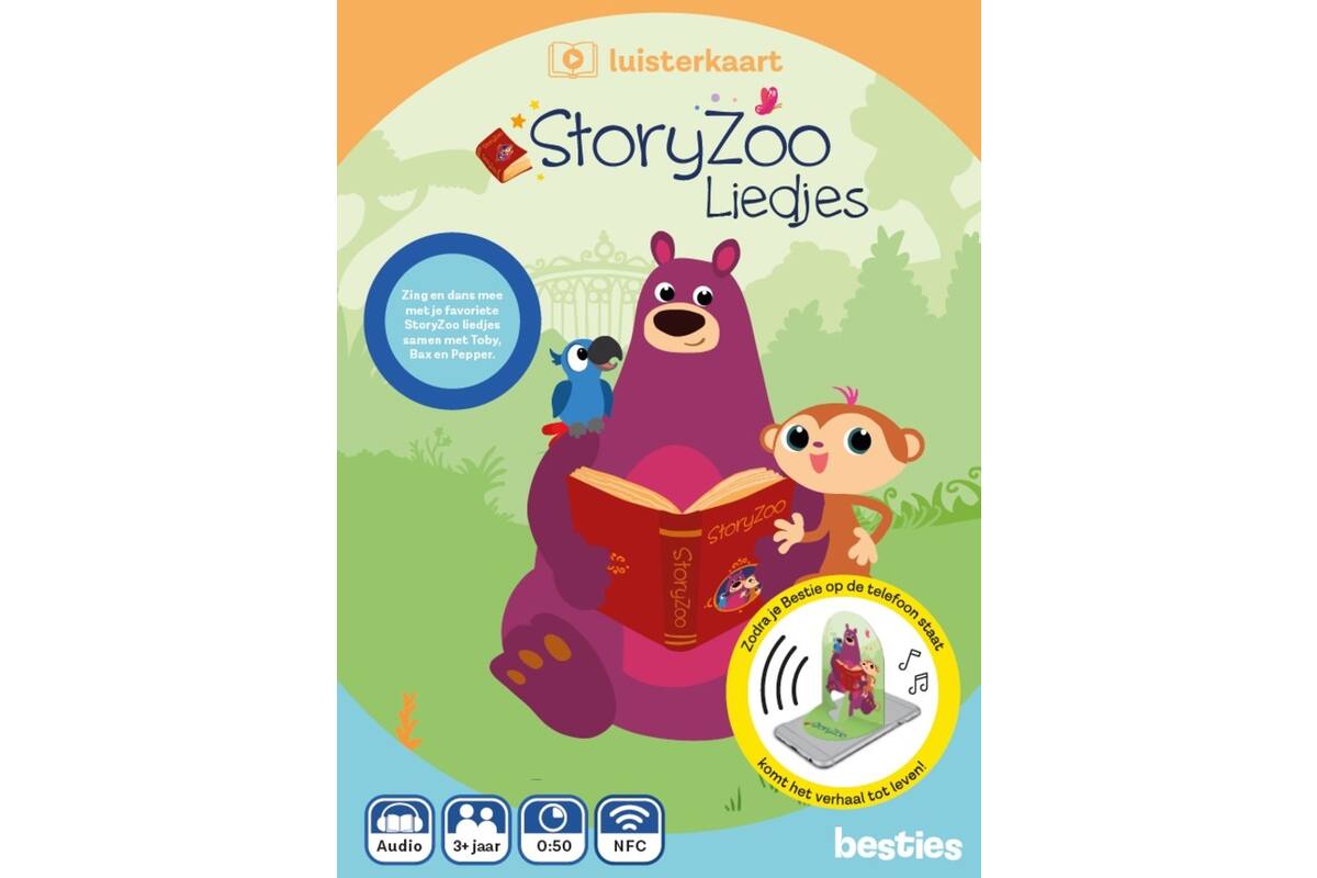 Besties luisterkaart - StoryZoo - Hop Hop Liedje