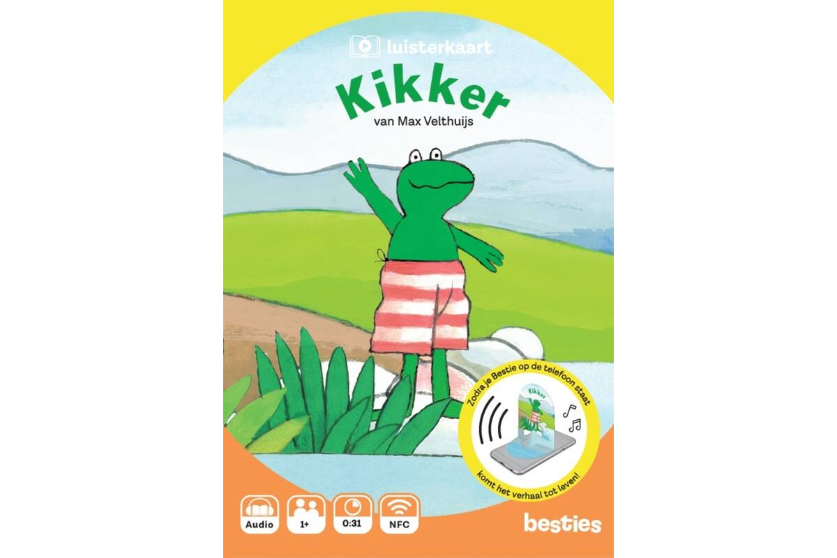 Besties luisterkaart - Kikker en zijn vriendjes