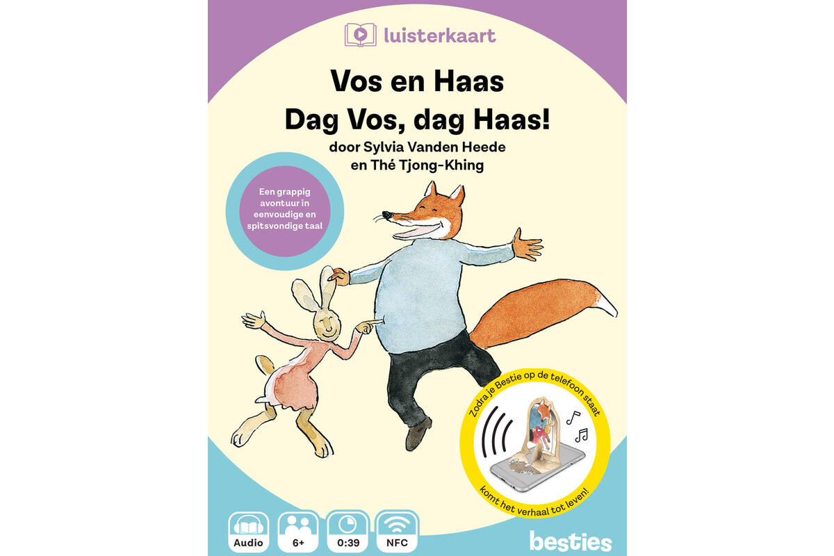 Besties luisterkaart - Dag Vos, dag Haas!