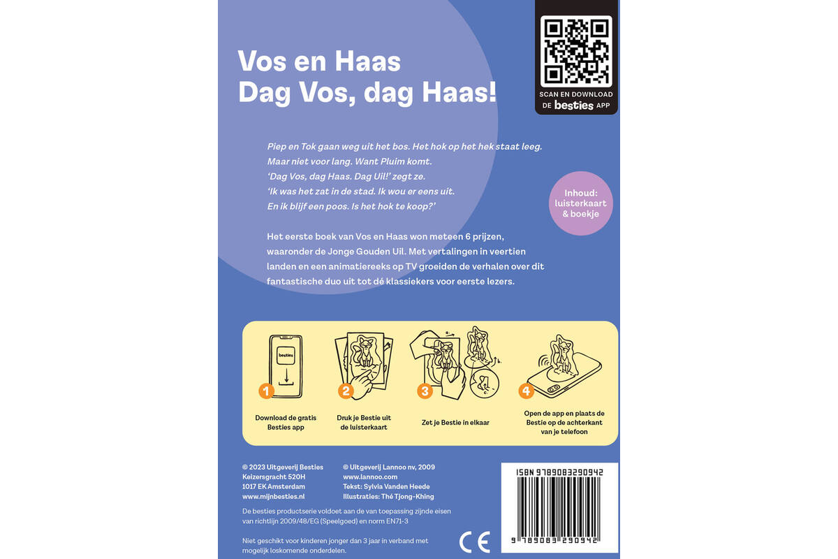 Besties luisterkaart - Dag Vos, dag Haas!