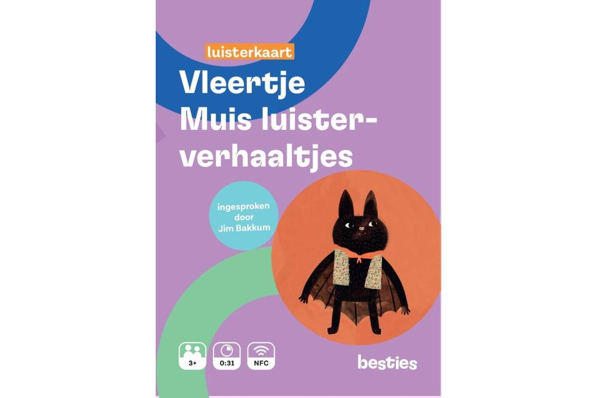 Besties luisterkaart - Vleertje Muis - luisterverhaaltjes