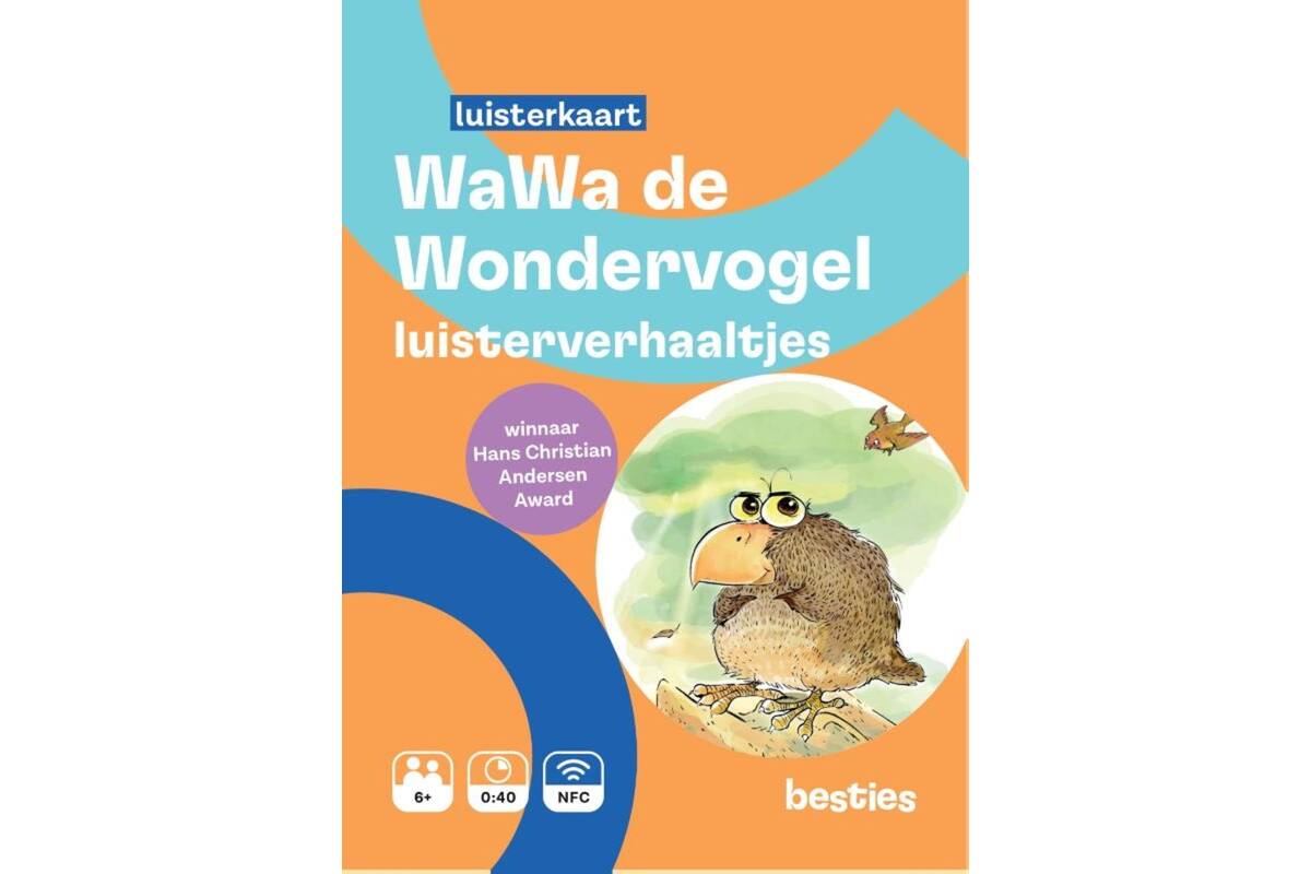 Besties luisterkaart - WaWa de Wondervogel