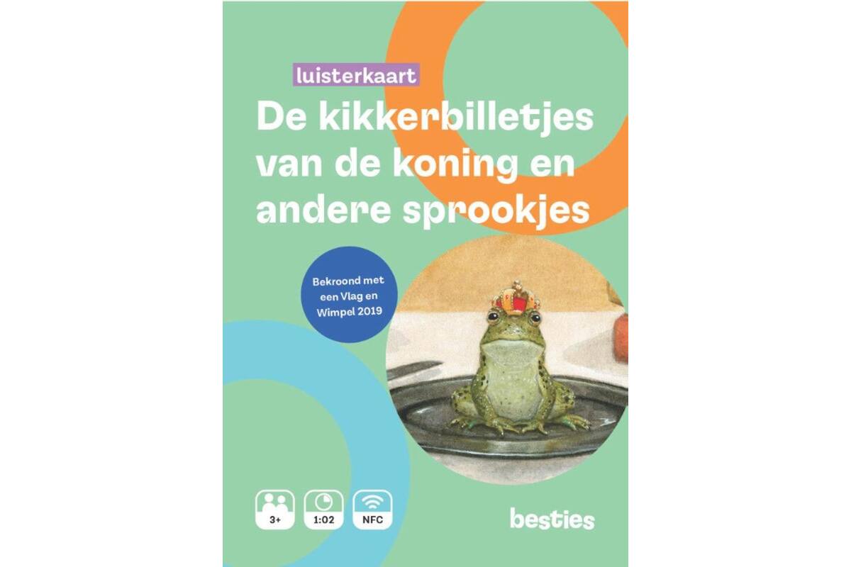 Besties luisterkaart - De kikkerbilletjes van de koning en sprookjes