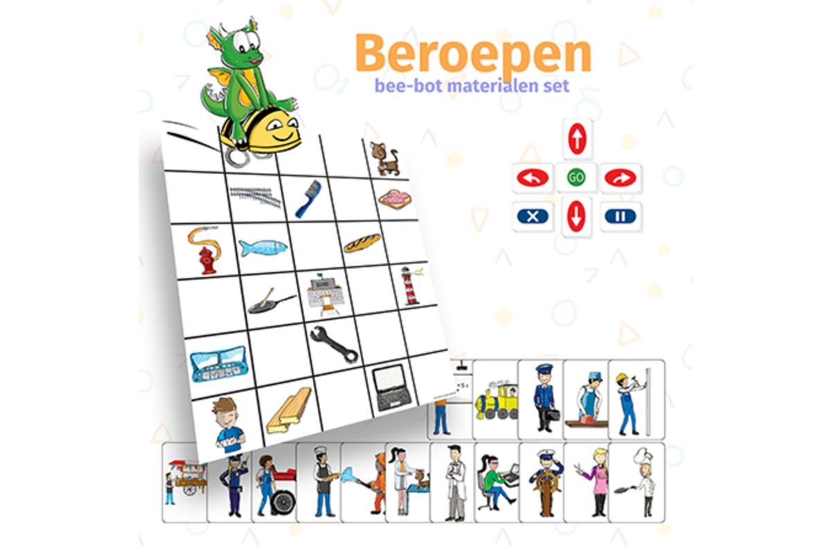 Delta.school (Delta de Draak) Bee-Bot materialenset beroepen