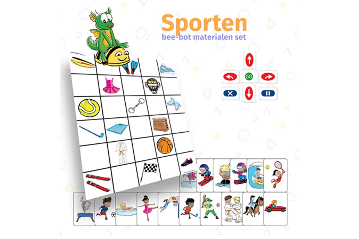 Delta.school (Delta de Draak) Bee-Bot materialenset sporten