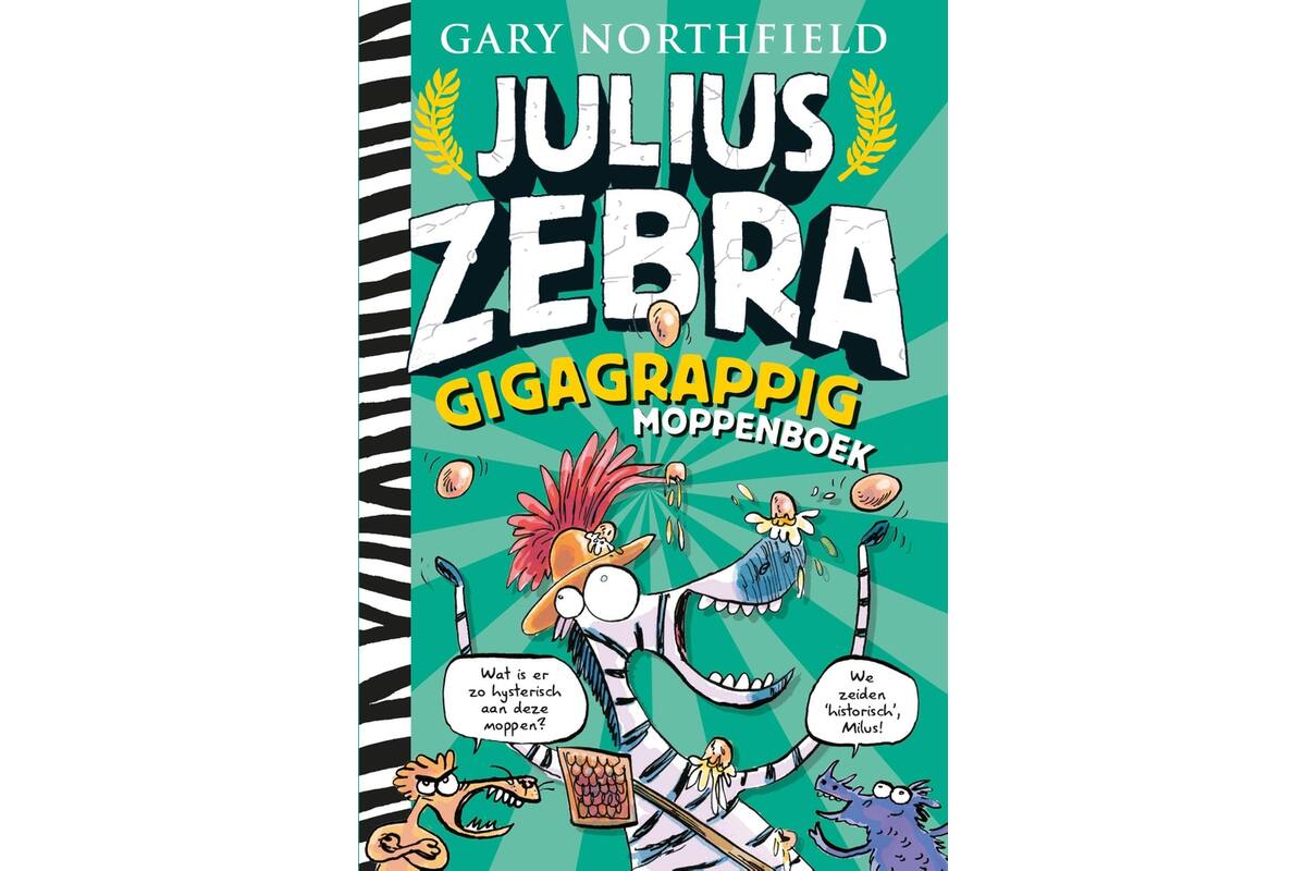 Julius Zebra: Gigagrappig moppenboek - Gary Northfield