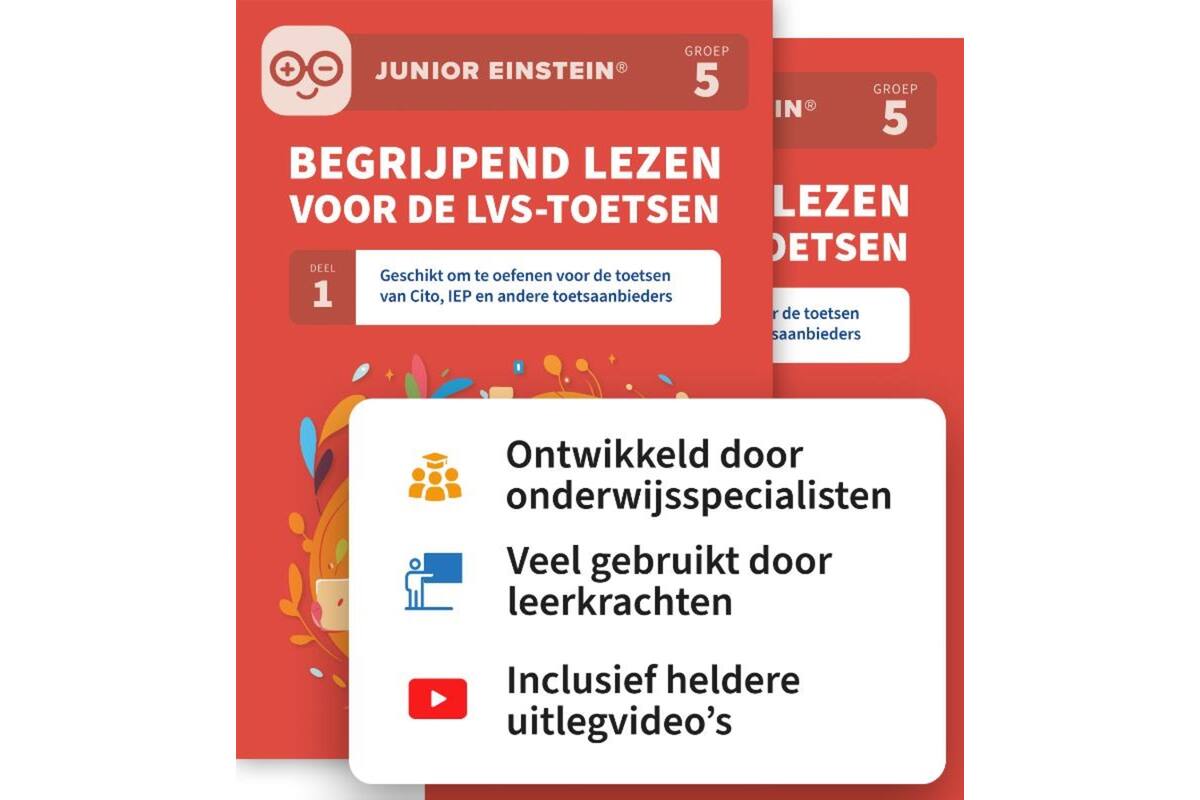 Begrijpend lezen voor de LVS-toetsen groep 5 deel 1 en 2