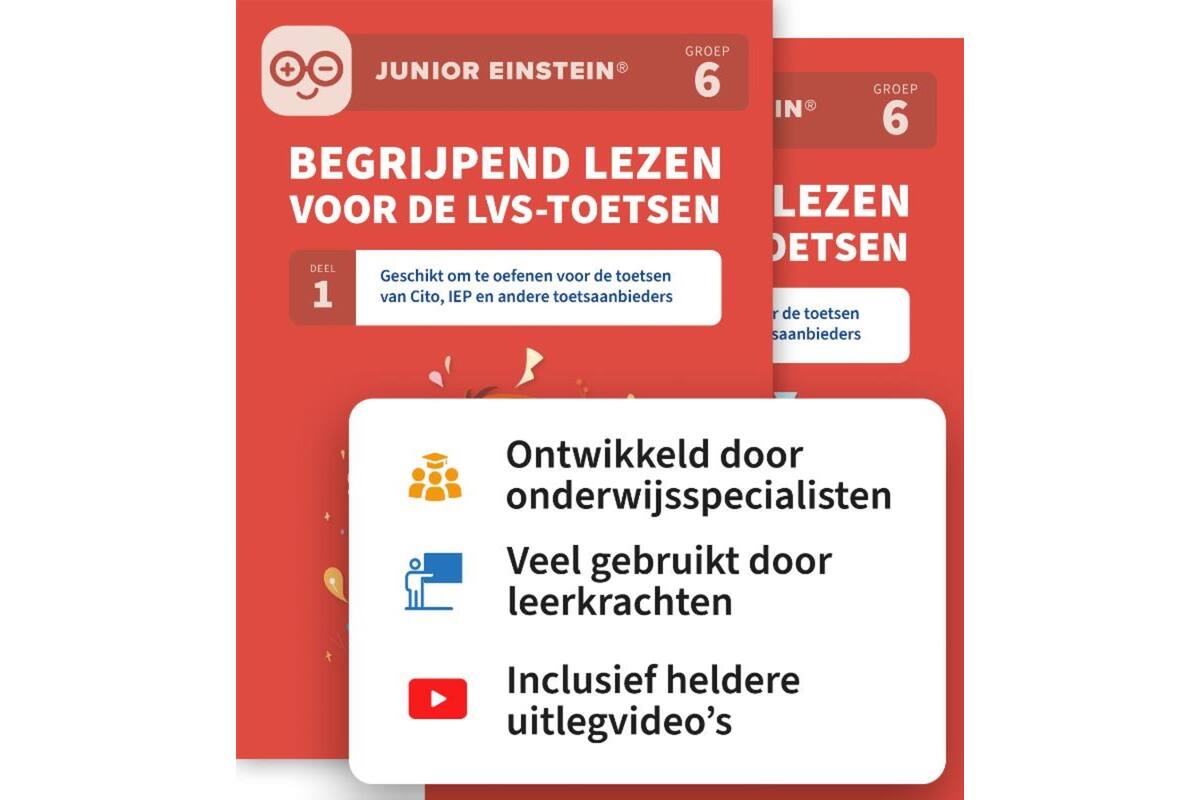 Begrijpend lezen voor de LVS-toetsen groep 6 deel 1 en 2