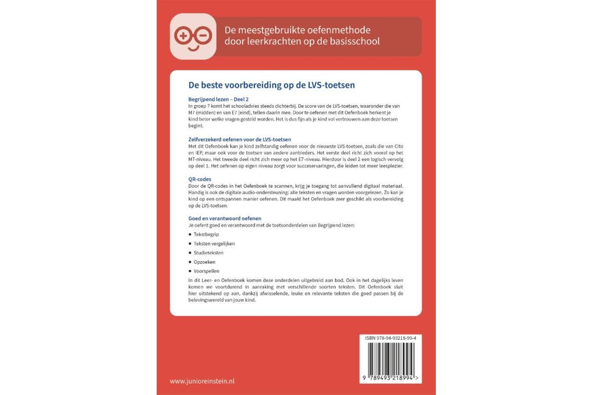 Begrijpend lezen voor de LVS-toetsen groep 7 deel 2