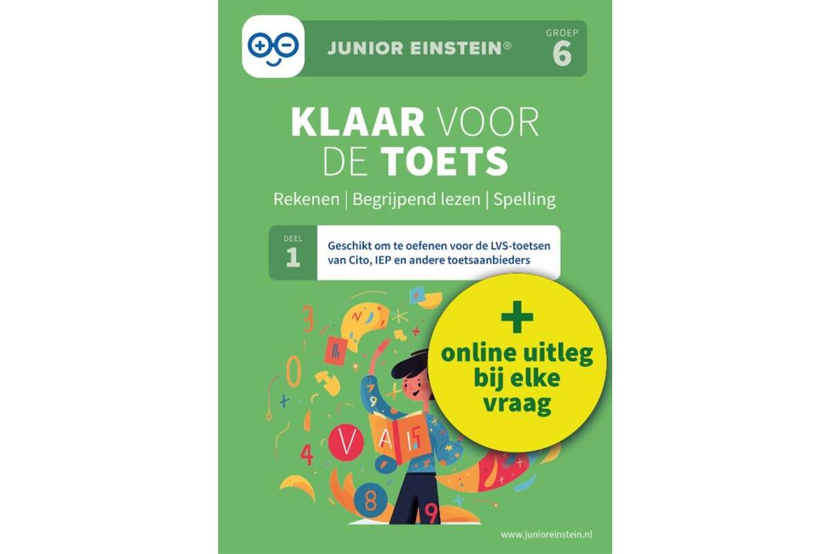 Klaar voor de toets Rekenen - Lezen - Spelling groep 6 deel 1