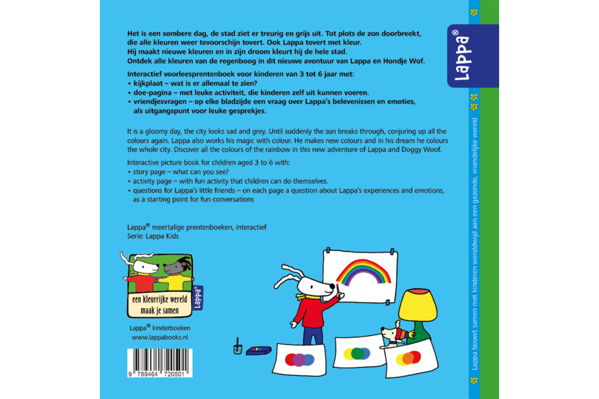 Lappa Kids - Lappa kleurt de stad (Nederlands -Engels)