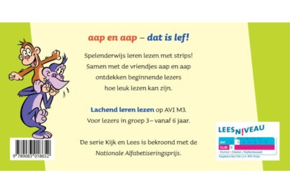 Kijk en Lees - Aap en aap - Dat is lef!