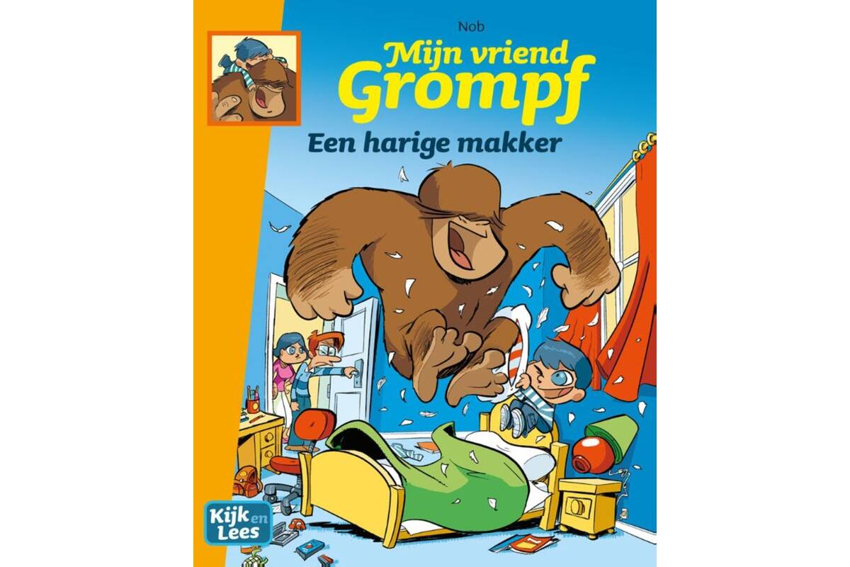 Kijk en Lees - Mijn vriend Grompf - Een harige makker