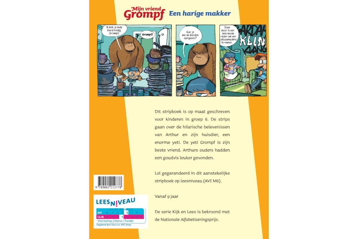 Kijk en Lees - Mijn vriend Grompf - Een harige makker