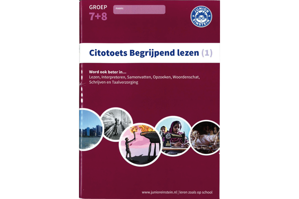 Citotoets begrijpend lezen 1 Oefenboek - groep 7 en 8