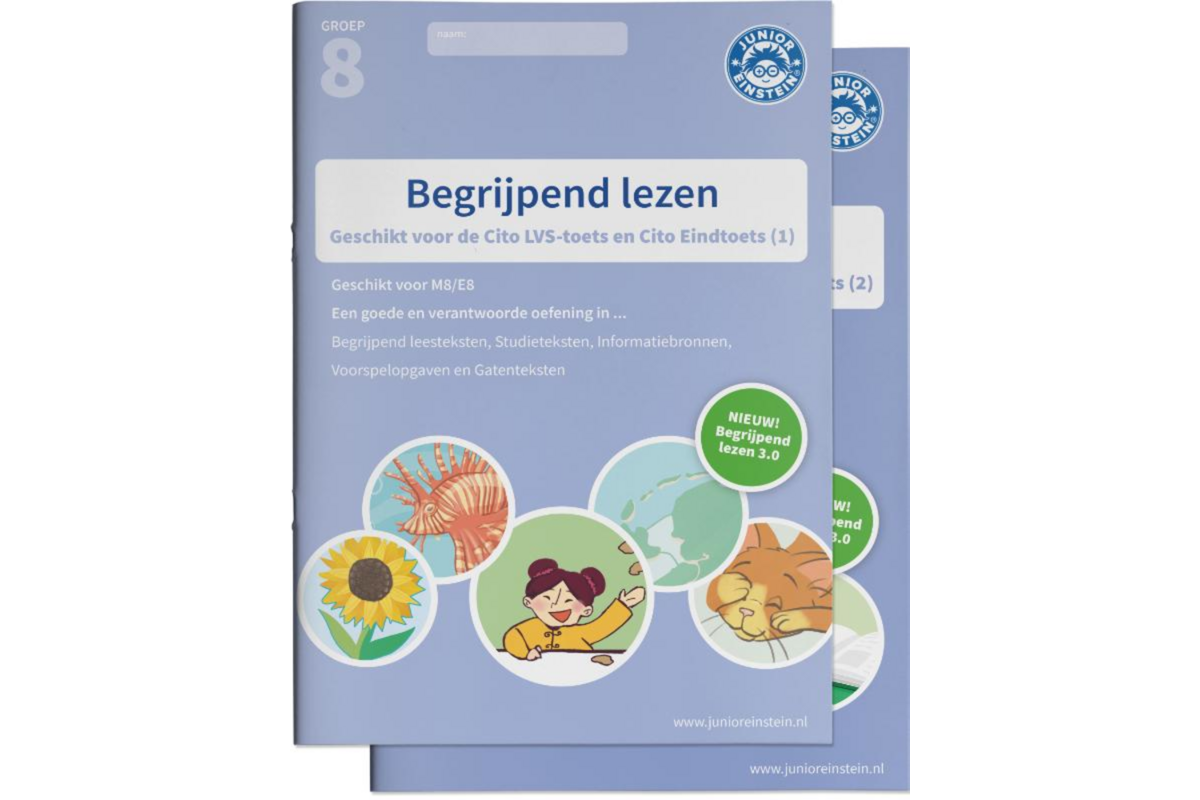 Begrijpend lezen oefenboek - Deel 1 en 2 - groep 8 - M8/E8 - Cito 3.0