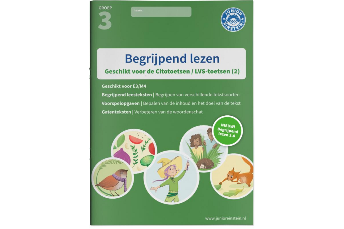 Begrijpend lezen oefenboek - Deel 2 - groep 3 - E3/M4 - Cito 3.0