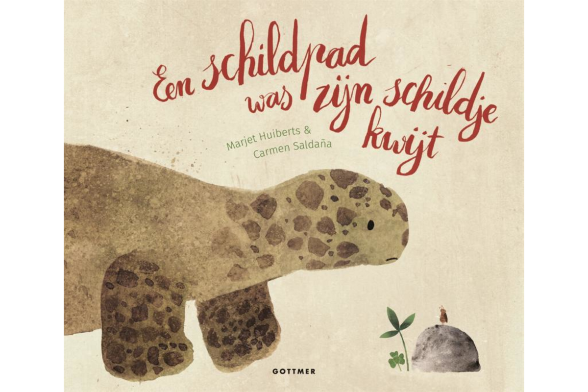 Een schildpad was zijn schildje kwijt