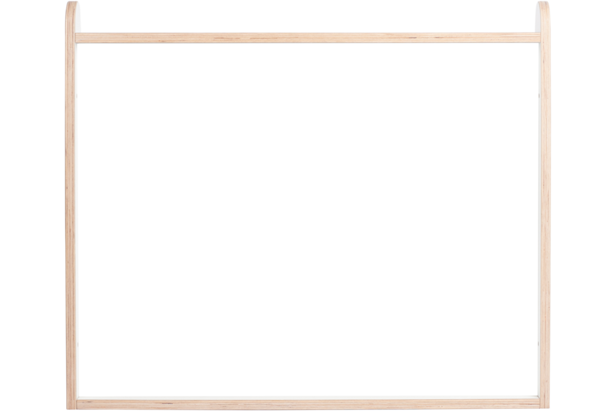 Grondboxelement | Wit, 90 cm, plexiglas