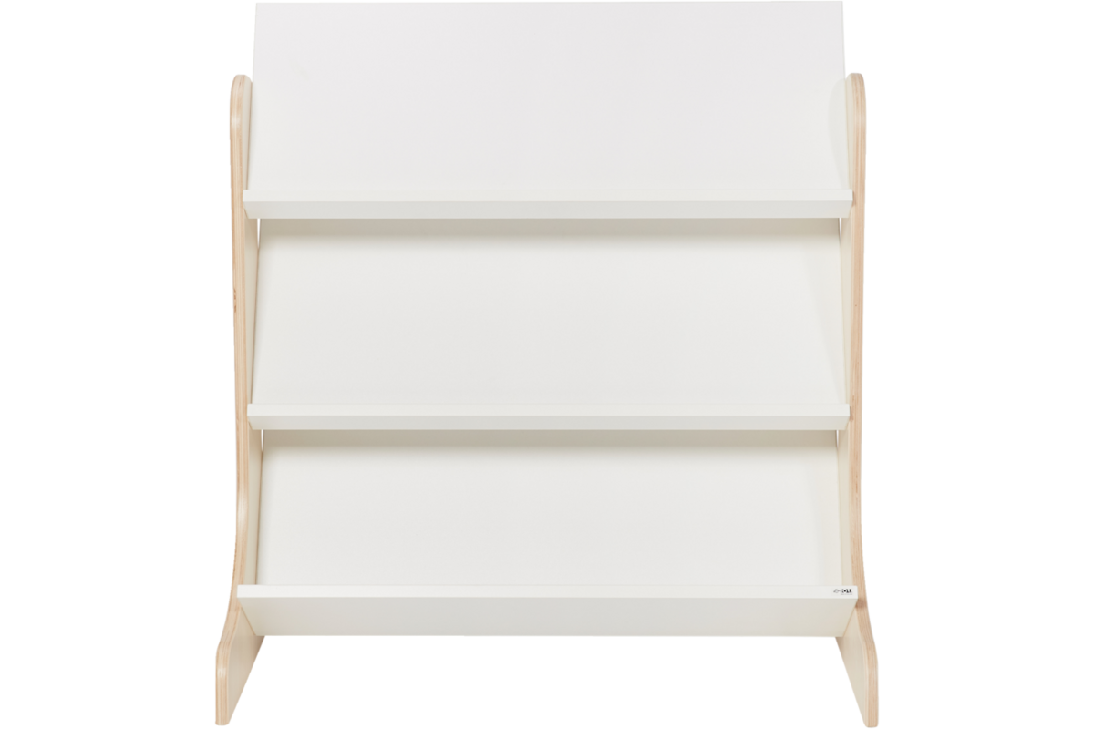 Boekenpresentator wit