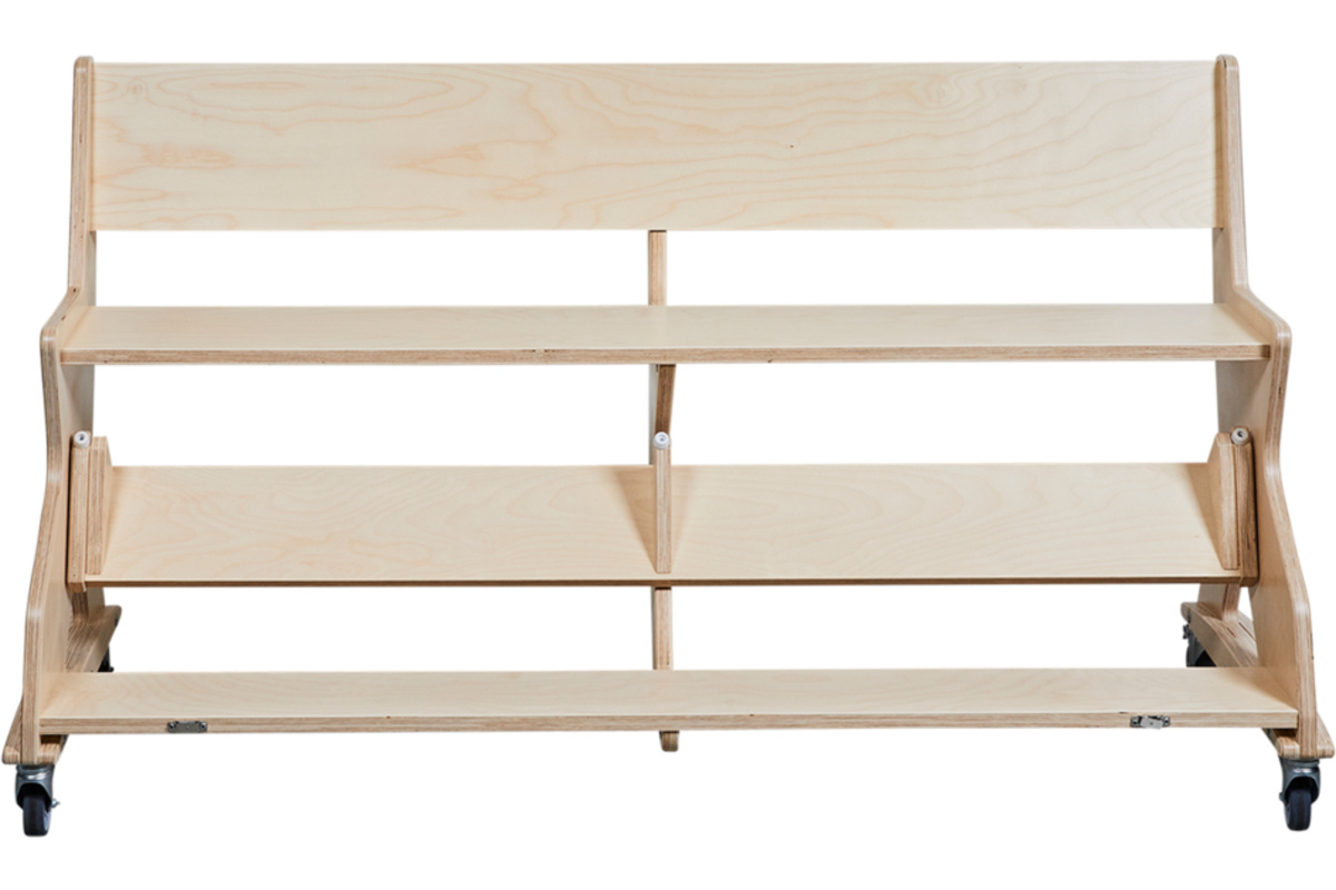 Zitbank Flex 180 cm HPL toplaag ahorn