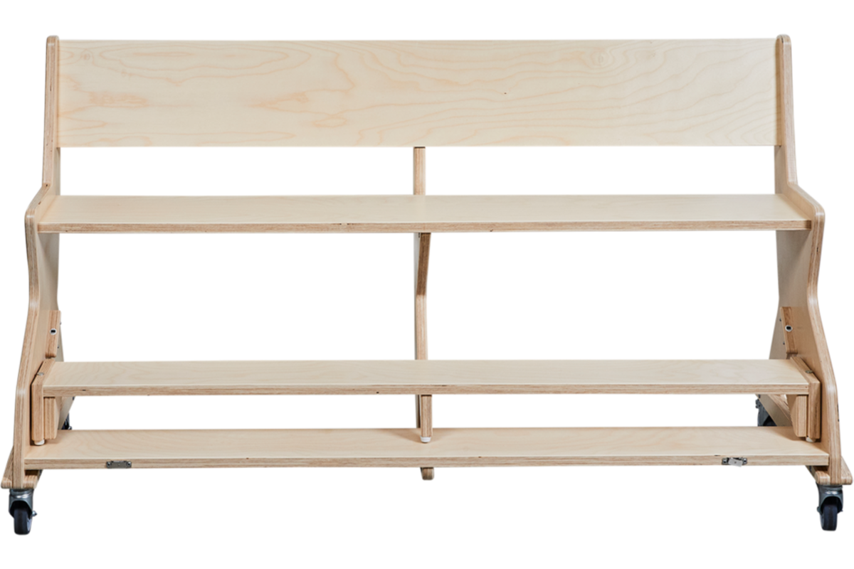 Zitbank Flex 180 cm HPL toplaag ahorn