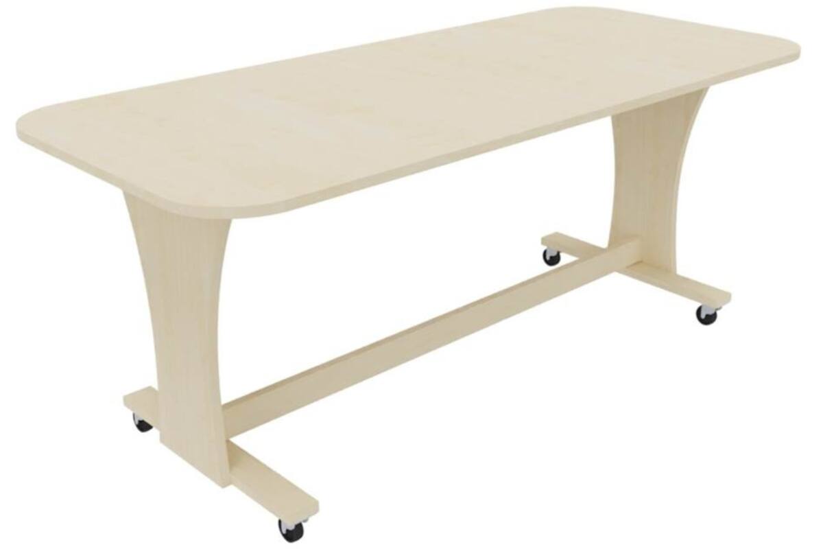 Tafel Flex 180 HPL toplaag ahorn structuur, blad 180 x 80 cm