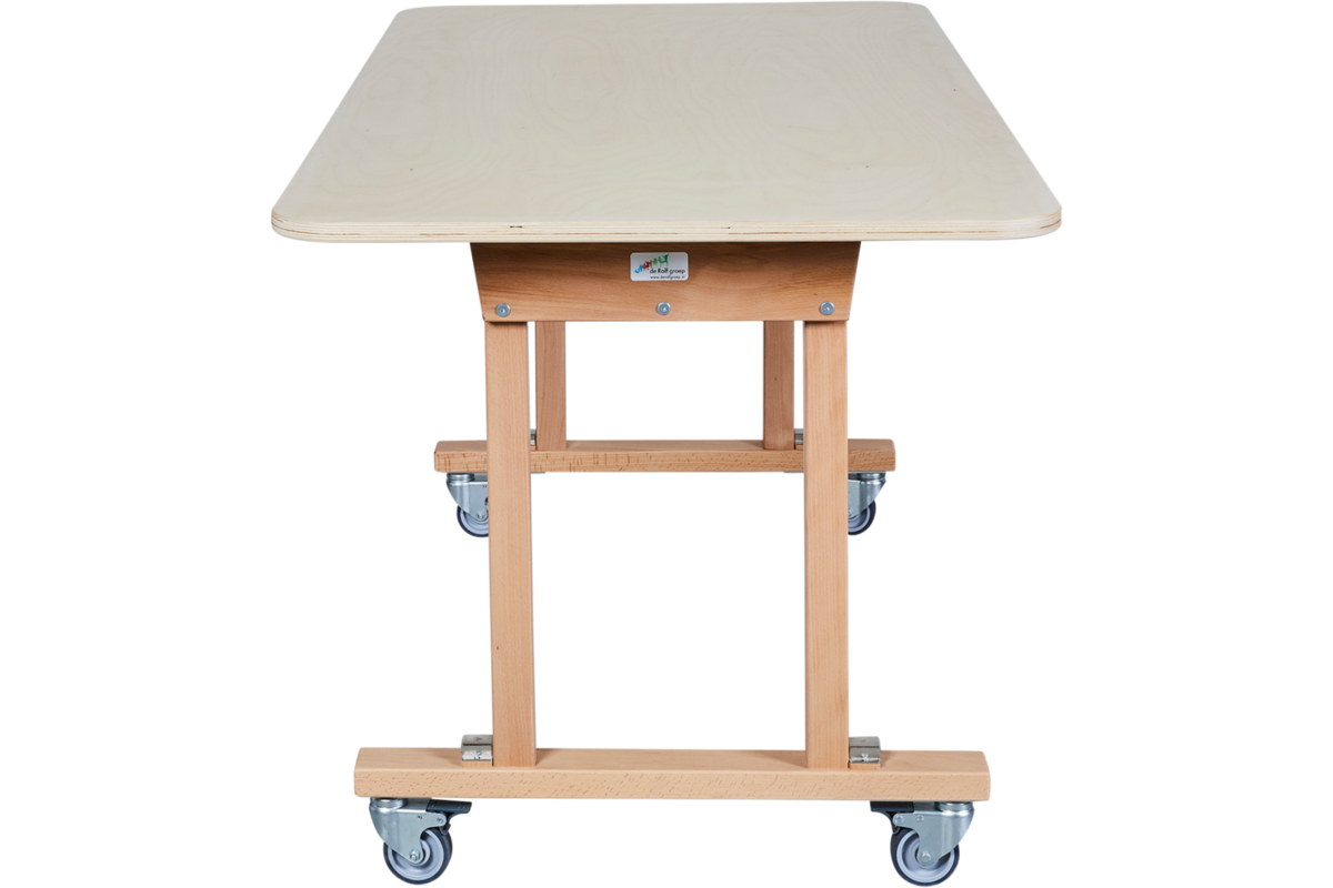 Tafel Flex 150 HPL toplaag Ahorn, 150 x 80 cm , met rechte poten