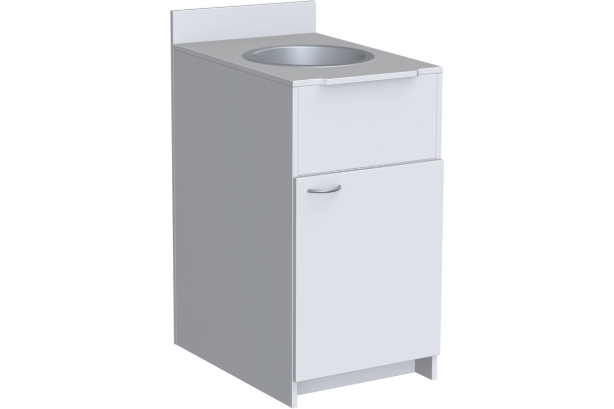 Wasbakunit Standard wit 50 cm