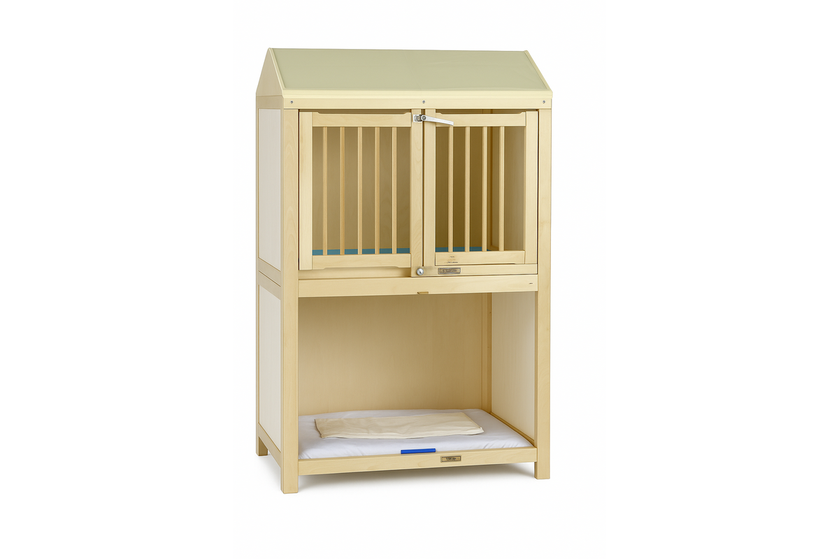 Bed SOLO slaper Profi gesloten hout naturel