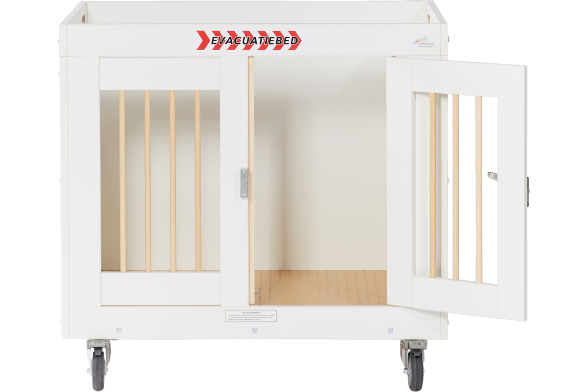 Evacuatiebed Compact Line wit, compleet