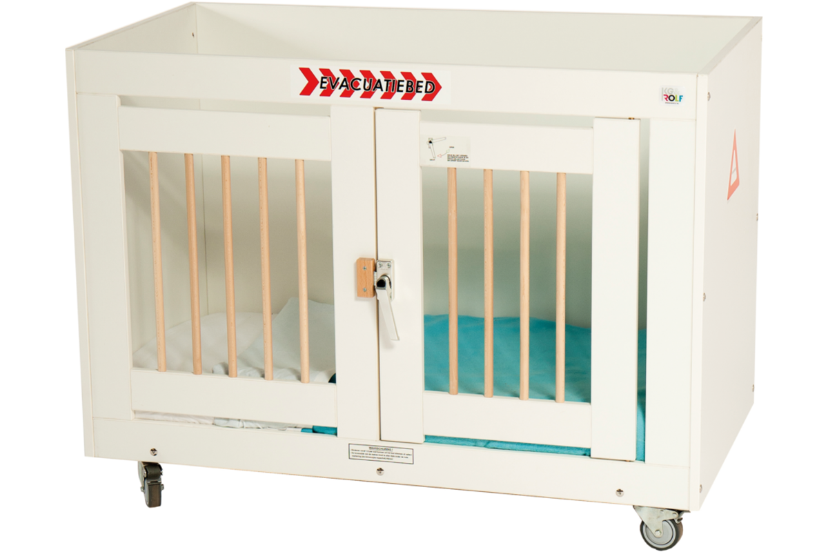 Evacuatiebed Standard wit, compleet