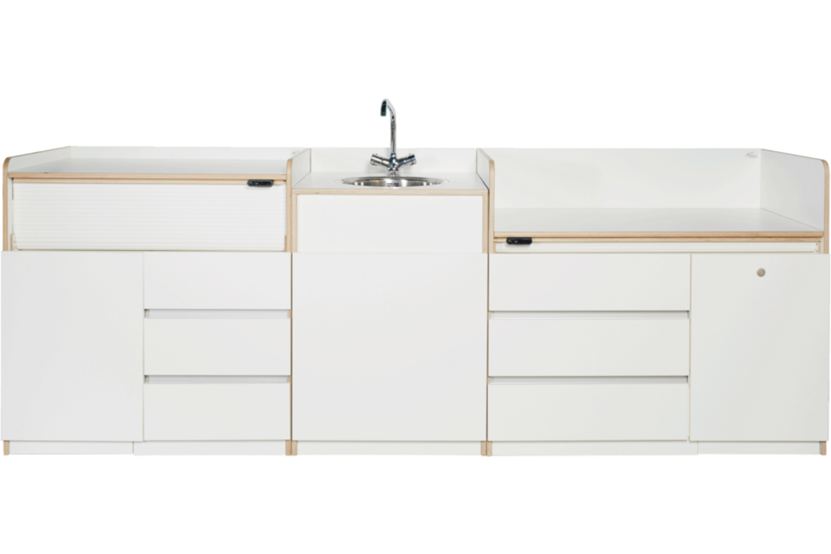 Aankleedtafel Flex+ 120 ahorn trap rechts