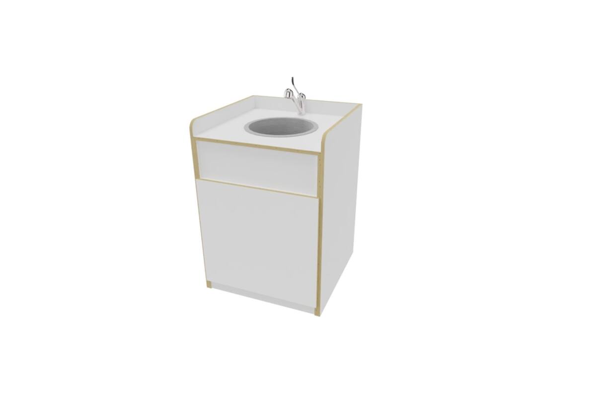 Wasbakunit Flex+ wit 70cm