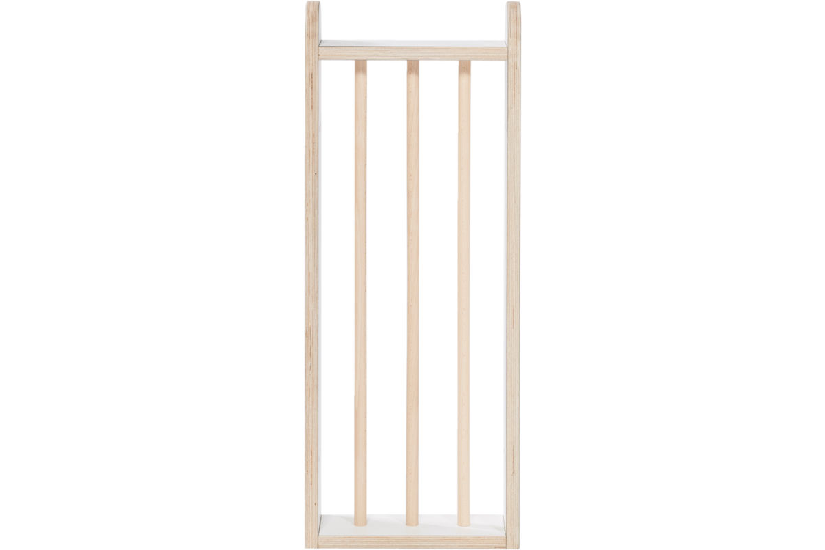 Grondboxelement | Wit, 30 cm, recht