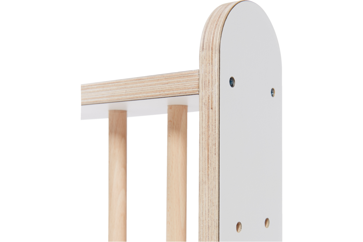 Grondboxelement | Wit, 30 cm, recht