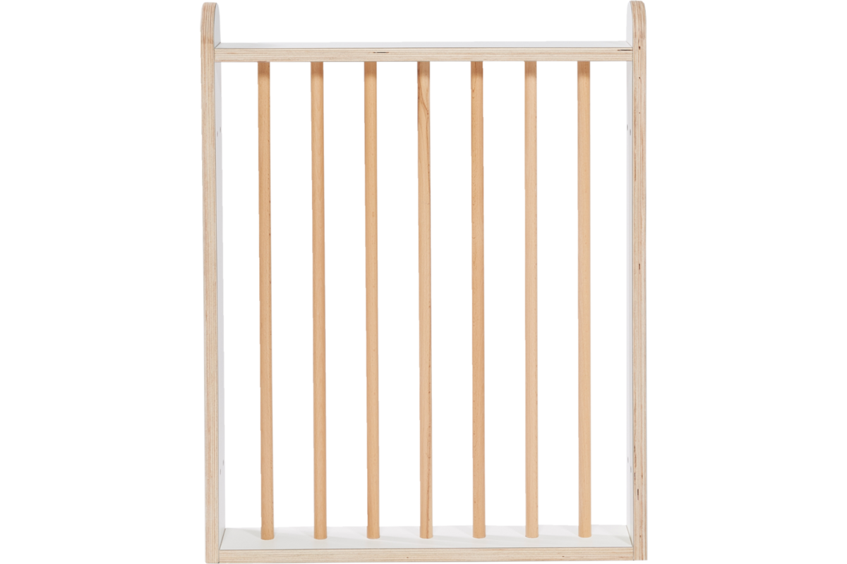 Grondboxelement | Wit, 60 cm, recht