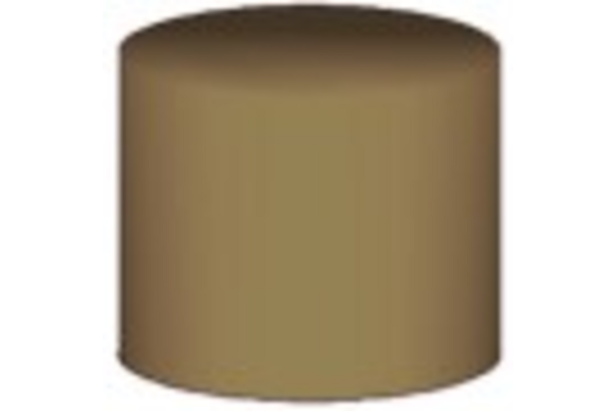 Poefje Robbie 26 cm hoog,  Ø 30cm, stof 7x 32M1709 classic java